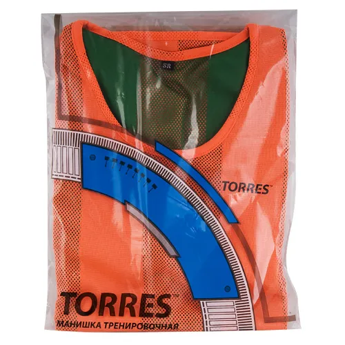 Манишка детская TORRES двухсторонняя, TR11949O/G, р.Jr, тренировочная, полиэстер, оранж-зелен за 1&nbsp;026.80 ₽ в Нижневартовске