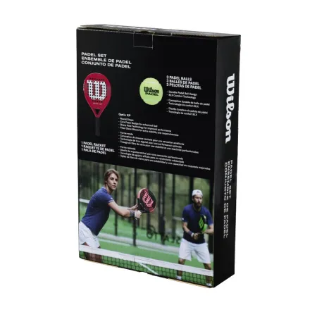 Набор для падела WILSON Optix XP Padel KIT, WR202110U2, ракетка + 3мяча, красный за 20&nbsp;362.60 ₽ купить в Нижневартовске