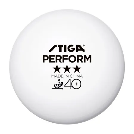 Мяч для наст. тенниса Stiga Perform 3***, 40+, 1113-2110-06, пластик, ITTF Appr., уп.6 шт, бел за 2&nbsp;121.60 ₽ купить в Нижневартовске