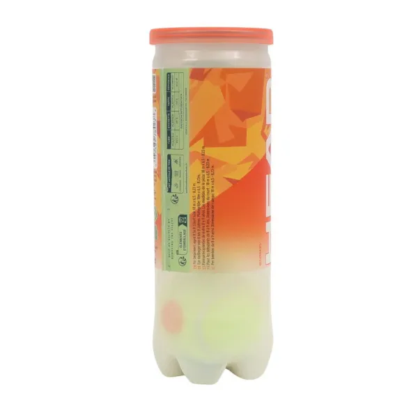 Мяч теннисный детский HEAD Stage 2 Orange, 578423,уп.3 шт, фетр,нат.резина,желто-оранжевый за 836.40 ₽ в Нижневартовске