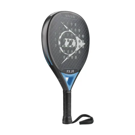 Ракетка для падела Dunlop FX Jr, 10370738, для юниоров, гибрид, графит, черно-голубой за 11&nbsp;019.40 ₽ купить в Нижневартовске