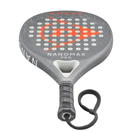 Ракетка для падела Dunlop Nanomax Pro, 10370739, для профессионалов, карбон,серо-оранжевый за 17&nbsp;248.20 ₽ купить в Нижневартовске