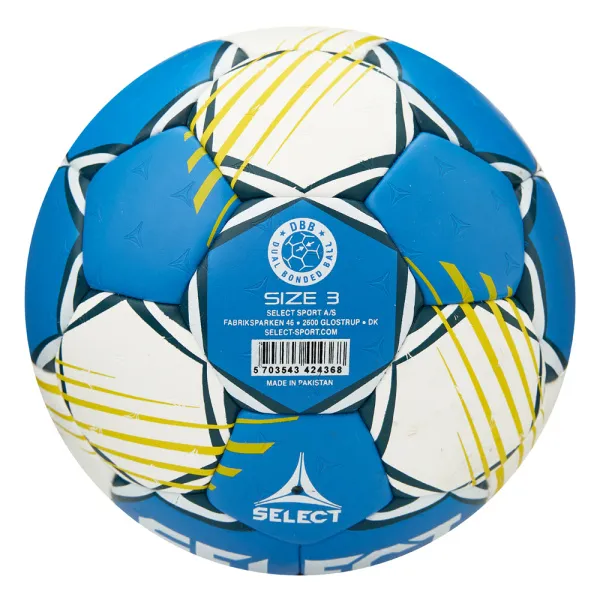 Мяч ганд. SELECT HB FORCE DB V25, 1622858205, Senior (р.3), EHF Appr,ПУ, гибр.сш., сине-белый за 8&nbsp;438.80 ₽ в Нижневартовске
