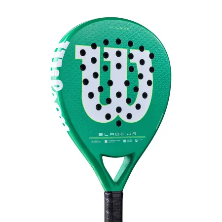 Ракетка для падела WILSON Blade Jr  V4 Padel, WR213811U0, для начин-х, стекловолокно, зеленый за 14&nbsp;934.50 ₽ купить в Нижневартовске