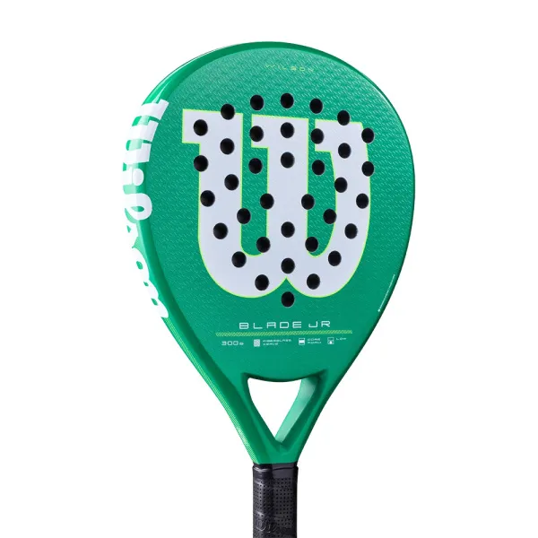 Ракетка для падела WILSON Blade Jr  V4 Padel, WR213811U0, для начин-х, стекловолокно, зеленый за 14&nbsp;934.50 ₽ в Нижневартовске