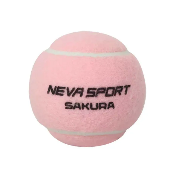 Мяч для падела NS Sakura, UAA2, уп.3 шт, сукно, нат.резина, розовый за 824.50 ₽ в Нижневартовске