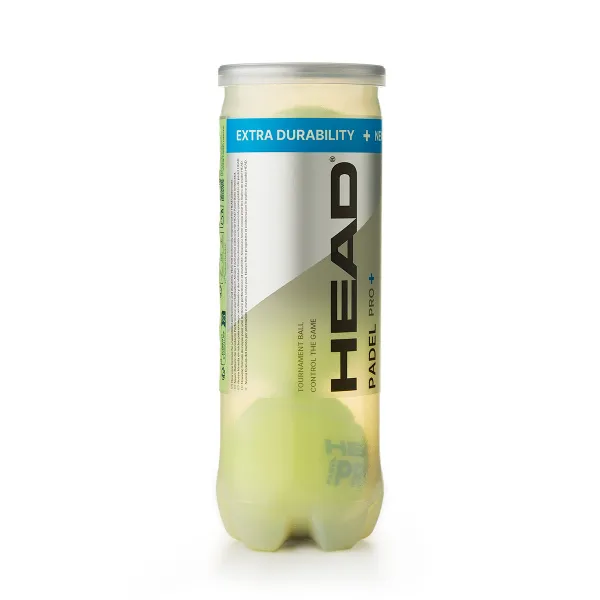 Мяч для падела HEAD Padel Pro+, 540203, уп.3 шт, FIP Approved, войлок,нат.резина,желтый за 933.30 ₽ в Нижневартовске