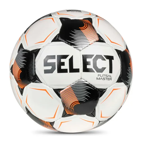 Мяч футзал. SELECT Futsal Master V26, 1043471004, р.4, Basic, 32п, ПУ, руч.сш, бело-черно-оранж за 7&nbsp;539.50 ₽ в Нижневартовске