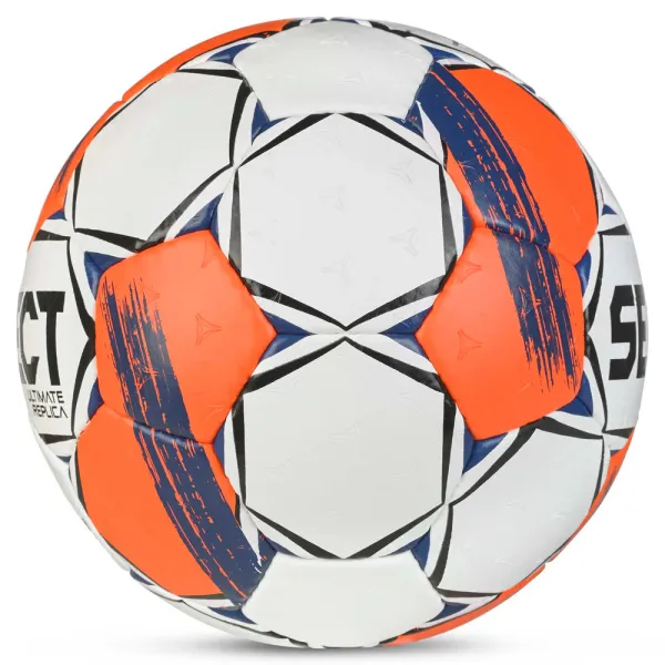 Мяч ганд. SELECT Ultimate Replica v25, 3572858745, р.3(Senior), ПУ,руч.сш, бел-оранж-т.син за 5&nbsp;373.70 ₽ в Нижневартовске