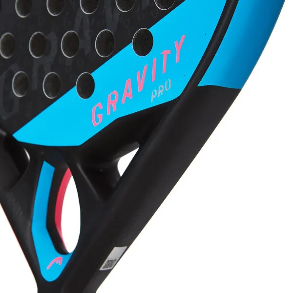 Ракетка для падела HEAD Gravity Pro 2022, 228162,для продв.игр., карбон, стекловолокно,черн-сине-роз за 16&nbsp;138.10 ₽ в Нижневартовске