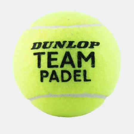 Мяч для падела Dunlop Team Padel, 601553, уп.3 шт, сукно, нат.резина,желтый за 1&nbsp;110.10 ₽ купить в Нижневартовске