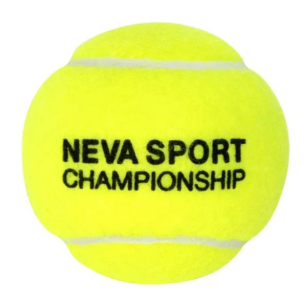 Мяч теннисный NS Championship 3B, 124001, уп.3шт, сукно, нат.резина, желтый за 646 ₽ в Нижневартовске