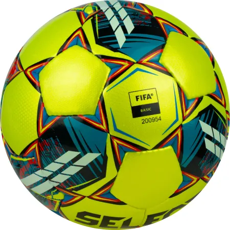 Мяч футзал. SELECT Futsal Mimas, 1053460550, р.4,FIFA Basic, 32 пан, гл.ПУ, руч.сш, жел-сине-красный за 6&nbsp;303.60 ₽ купить в Нижневартовске