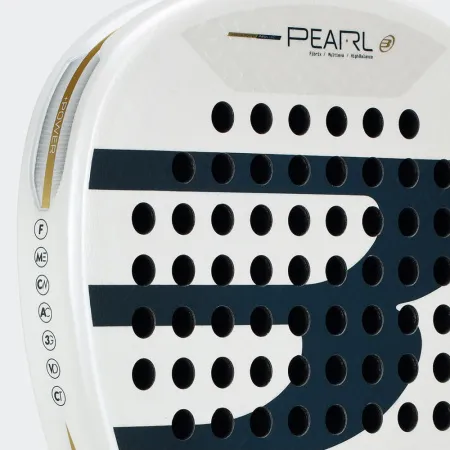 Ракетка для падела BULLPADEL Pearl 26, 493804, для профессионалов, карбон, бело-серый за 35&nbsp;929.50 ₽ купить в Нижневартовске