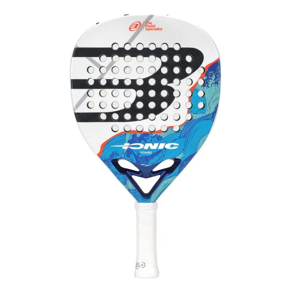 Ракетка для падела BULLPADEL Ionic Power 26, 494411, для продв. игроков, стекловолокно, сине-белый за 28&nbsp;944.20 ₽ в Нижневартовске
