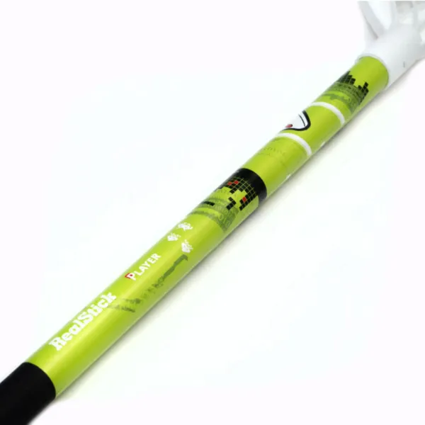 Клюшка для флорбола RealStick Player, MR-KF-Pl95, 95см, прямой крюк, композит, черно-салатовый за 3&nbsp;605.70 ₽ в Нижневартовске