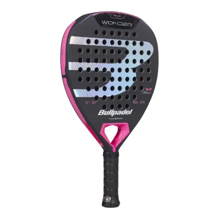 Ракетка для падела BULLPADEL Wonder 27, 497250, для продв.игроков, стекловолокно, карбон, черно-роз за 42&nbsp;969.20 ₽ купить в Нижневартовске
