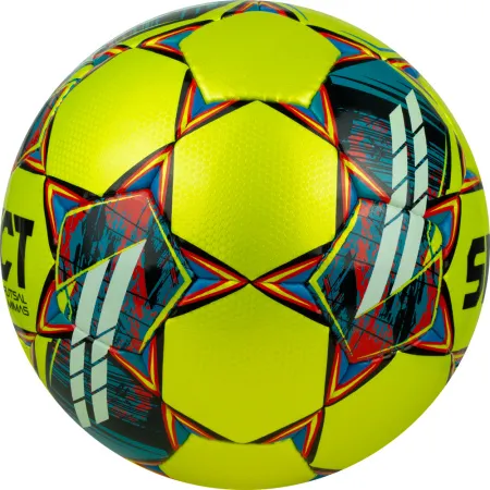 Мяч футзал. SELECT Futsal Mimas, 1053460550, р.4,FIFA Basic, 32 пан, гл.ПУ, руч.сш, жел-сине-красный за 6&nbsp;303.60 ₽ купить в Нижневартовске