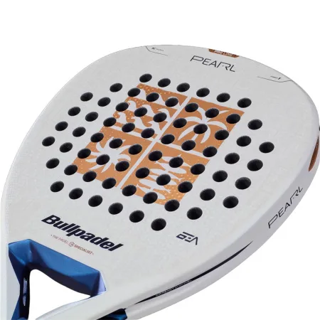 Ракетка для падела BULLPADEL Pearl 27, 497249, для проф-в, стекловолокно,карбон, бело-золотистый за 44&nbsp;319 ₽ купить в Нижневартовске