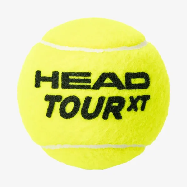 Мяч теннисный HEAD Tour XT 4B, 570824, уп.4 шт,одобр.ITF,сукно,нат.резина,желтый за 1&nbsp;489.20 ₽ в Нижневартовске