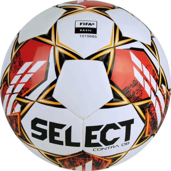 Мяч футб. SELECT Contra DB V23, 0854160300, р.4, FIFA Basic, 32 пан, ПУ, гибрид.сш, бел-чер-красн за 4&nbsp;455.70 ₽ в Нижневартовске