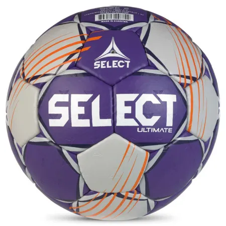 Мяч ганд. SELECT Ultimate Official EHF V24, 1612858999, Senior(р.3), EHF Appr, ПУ, руч.сш, фиол-сер за 15&nbsp;504 ₽ купить в Нижневартовске