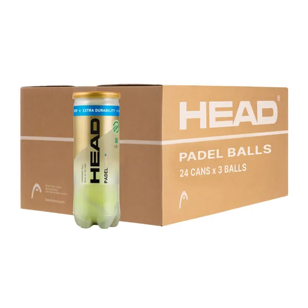 Мяч для падела HEAD Padel Pro S+, 540303, уп.3 шт, FIP Approved, войлок,нат.резина,желтый за 933.30 ₽ в Нижневартовске