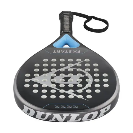 Ракетка для падела Dunlop FX Start, 10370737, для начинающих, гибрид, графит, черно-синий за 13&nbsp;175 ₽ купить в Нижневартовске