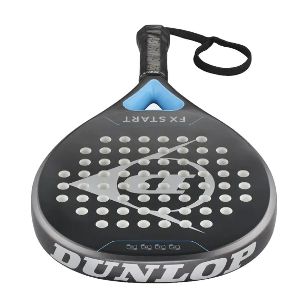Ракетка для падела Dunlop FX Start, 10370737, для начинающих, гибрид, графит, черно-синий за 13&nbsp;175 ₽ в Нижневартовске