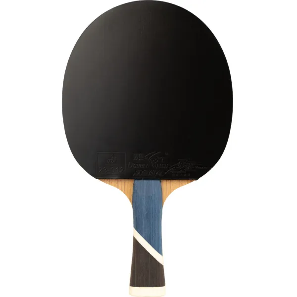 Ракетка для н/т DOUBLE FISH 5A+C, для продвин, ITTF Appr, накл. 2,1 мм, конич. ручка+ 2 мяча V40+мм за 2&nbsp;779.50 ₽ в Нижневартовске