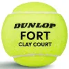 Мяч теннисный Dunlop Fort Clay Court 4B, 601613, уп.4 шт,одобр.ITF и FFT,сукно,нат.резина,желтый за 1&nbsp;812.20 ₽ купить в Нижневартовске