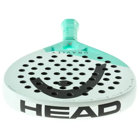 Ракетка для падела HEAD Gravity Motion, 224014, для продвинутых игроков, карбон, бело-бирюзовый за 23&nbsp;604.50 ₽ купить в Нижневартовске