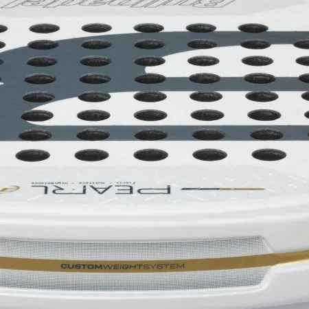 Ракетка для падела BULLPADEL Pearl 26, 493804, для профессионалов, карбон, бело-серый за 35&nbsp;929.50 ₽ купить в Нижневартовске