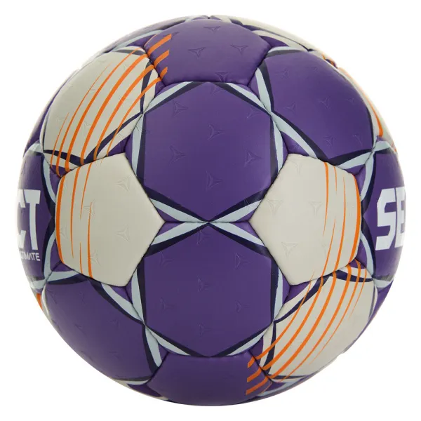 Мяч ганд. SELECT Ultimate Official EHF V24, 1612858999, Senior(р.3), EHF Appr, ПУ, руч.сш, фиол-сер за 15&nbsp;504 ₽ в Нижневартовске