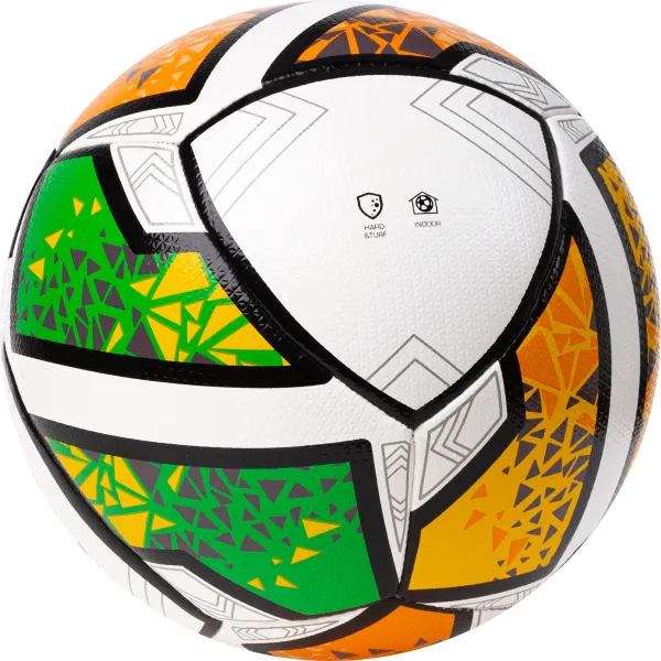 Мяч футзал. TORRES Futsal Club, FS323764, р.4, 10 пан. ПУ, 4 под. сл, гибрид. сш. бело-зел-оранж за 2&nbsp;264.40 ₽ в Нижневартовске