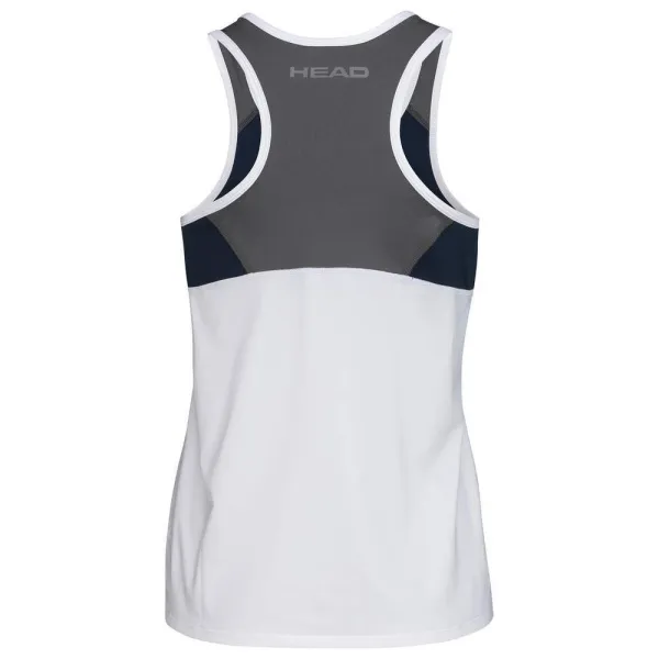 СЦ*Майка жен. HEAD Club 22 Tank Top W 814461-WHDB-L, р.L, 92% полиэстер, 8% эластан, белый за 3&nbsp;500.30 ₽ в Нижневартовске