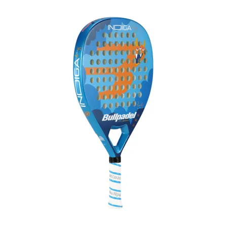 Ракетка для падела BULLPADEL Indiga Jr Boy 26, 494422, для начинающих, стекловолокно,сине-оранжевый за 10&nbsp;480.50 ₽ купить в Нижневартовске