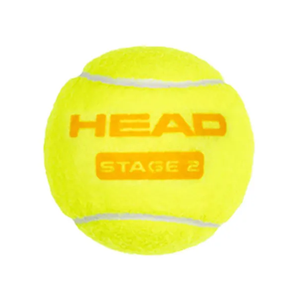 Мяч теннисный детский HEAD Stage 2 Orange, 578423,уп.3 шт, фетр,нат.резина,желто-оранжевый за 836.40 ₽ в Нижневартовске