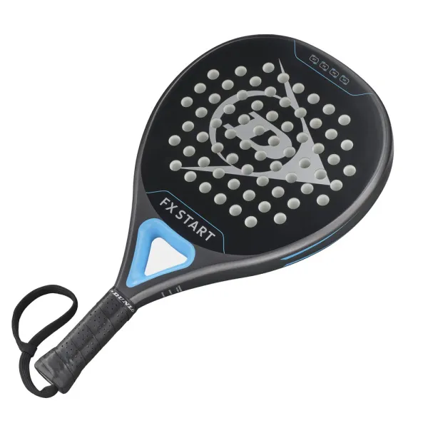 Ракетка для падела Dunlop FX Start, 10370737, для начинающих, гибрид, графит, черно-синий за 13&nbsp;175 ₽ в Нижневартовске