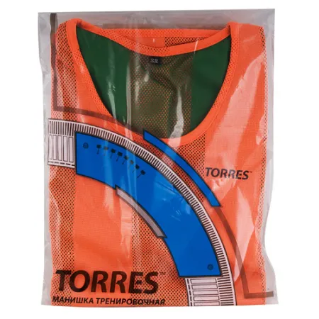Манишка детская TORRES двухсторонняя, TR11949O/G, р.Jr, тренировочная, полиэстер, оранж-зелен за 1&nbsp;026.80 ₽ купить в Нижневартовске