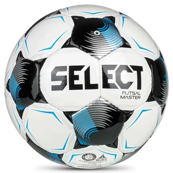 Мяч футзал. SELECT Futsal Master V26, 1043471003, р.4, Basic,32п, гл.ПУ, руч.сш,бело-сине-черный за 7&nbsp;031.20 ₽ в Нижневартовске