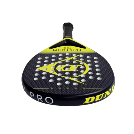 Ракетка для падела Dunlop Tristorm Pro, 10359946, для опытных игроков, графит, черно-желтый за 19&nbsp;643.50 ₽ купить в Нижневартовске