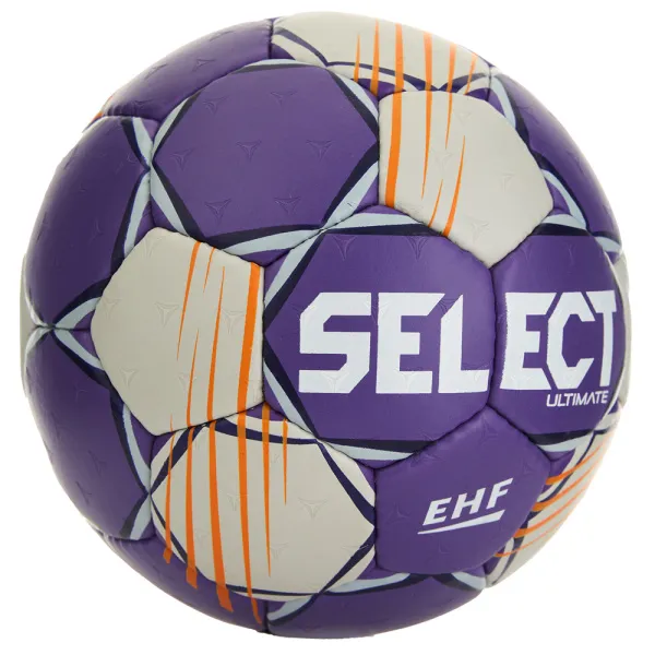 Мяч ганд. SELECT Ultimate Official EHF V24, 1612858999, Senior(р.3), EHF Appr, ПУ, руч.сш, фиол-сер за 15&nbsp;504 ₽ в Нижневартовске