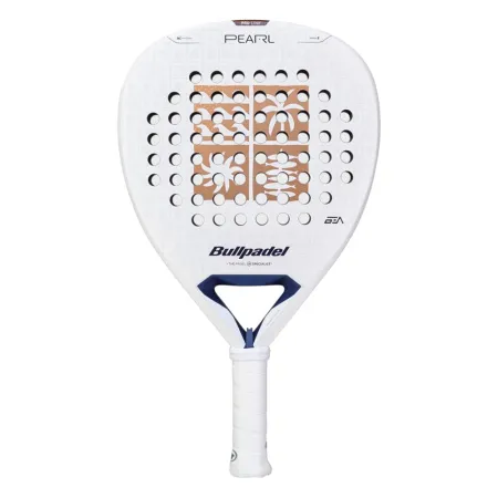 Ракетка для падела BULLPADEL Pearl 27, 497249, для проф-в, стекловолокно,карбон, бело-золотистый за 44&nbsp;319 ₽ купить в Нижневартовске