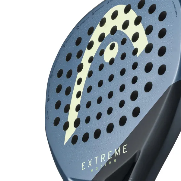 Ракетка для падела HEAD Extreme Motion, 223135, для профессионалов, углеродное волокно, темно-синий за 26&nbsp;894 ₽ в Нижневартовске