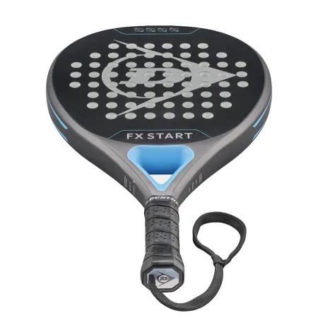 Ракетка для падела Dunlop FX Start, 10370737, для начинающих, гибрид, графит, черно-синий за 13&nbsp;175 ₽ купить в Нижневартовске