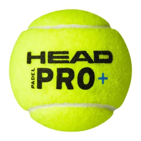Мяч для падела HEAD Padel Pro+, 540203, уп.3 шт, FIP Approved, войлок,нат.резина,желтый за 933.30 ₽ купить в Нижневартовске